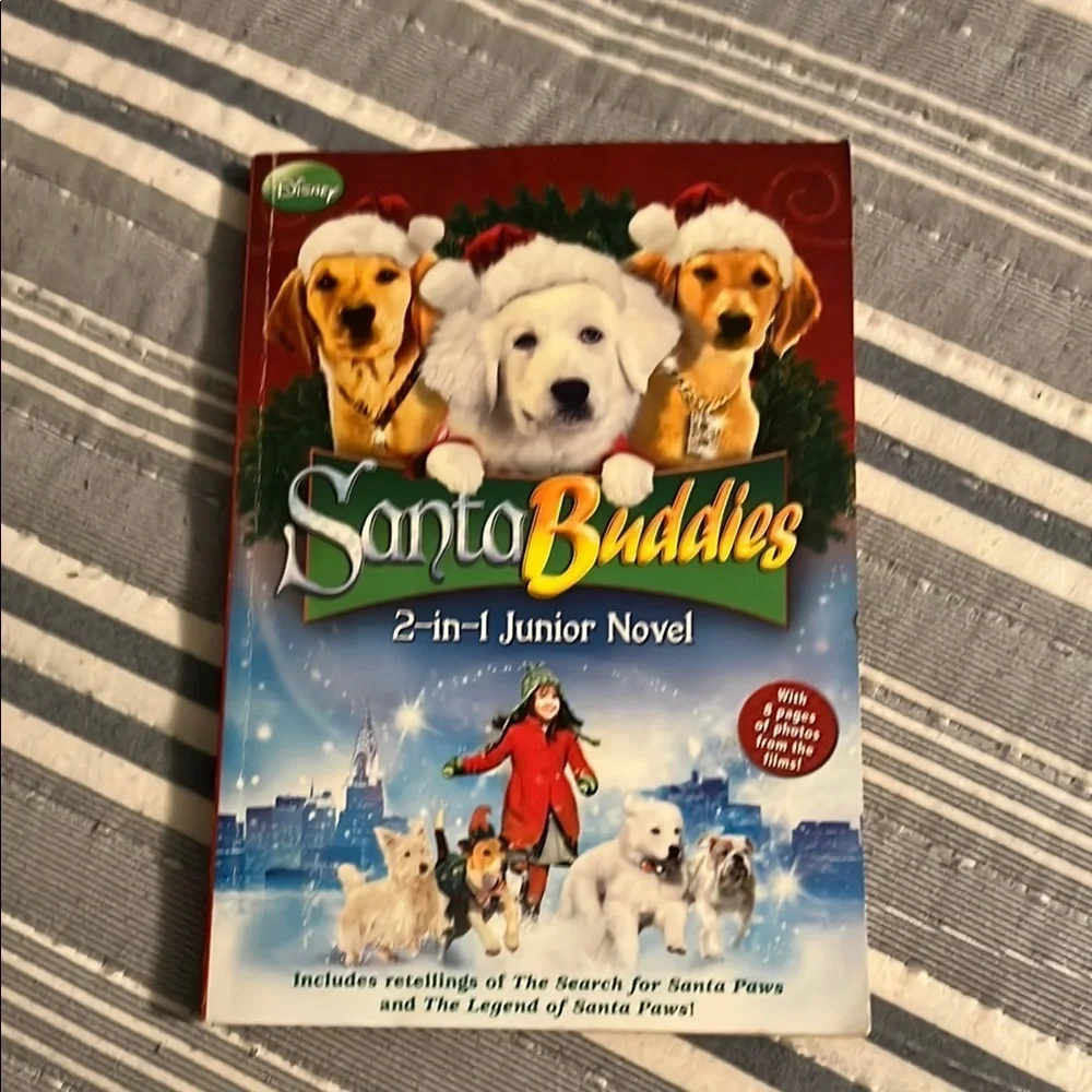 Disney Santa Buddies 2-in-1 Junior Novel Book - Picture 1 of 4